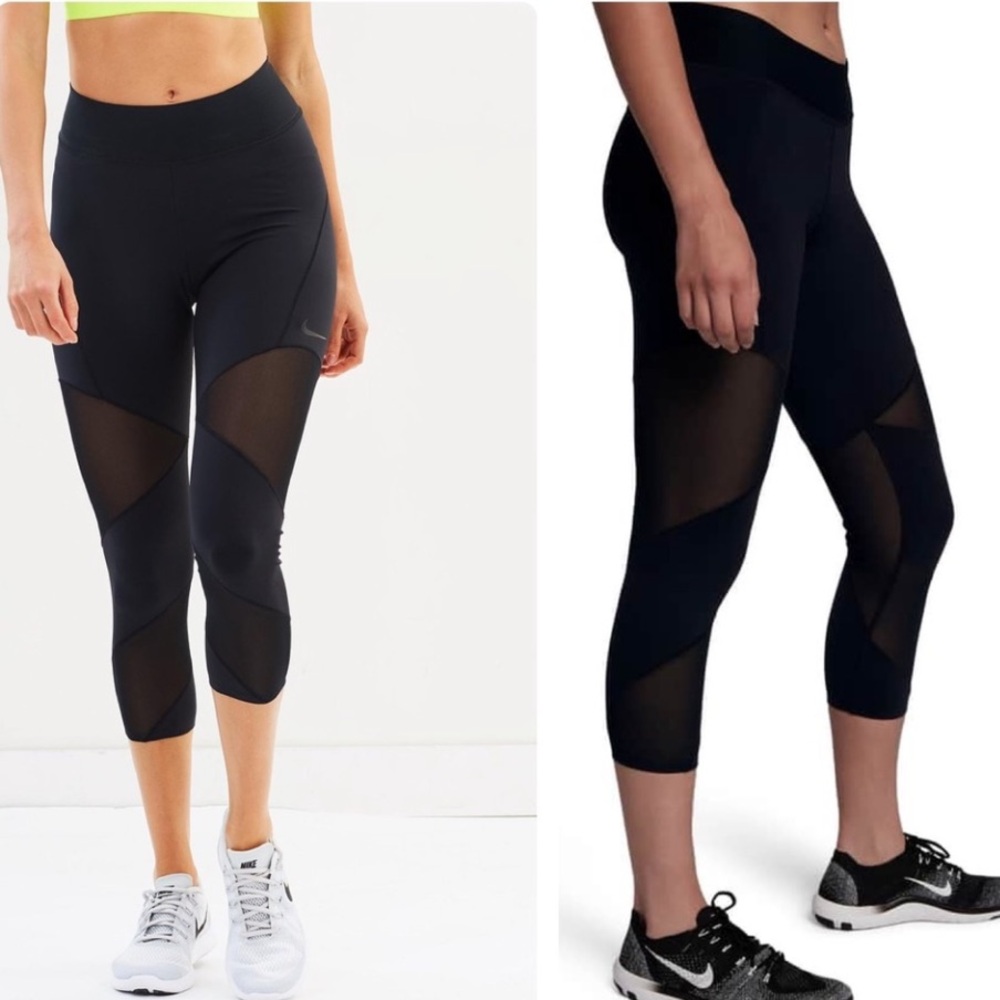 ✔️ Nike® Fly Lux Crop Tights w/ Mesh